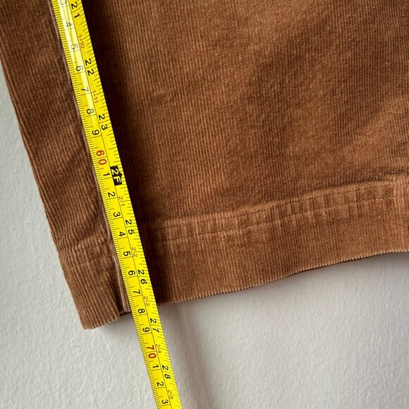 Everlane Corduroy Wide Leg Pants Size 0 Brown High Rise Organic Cotton Womens - Picture 5 of 9